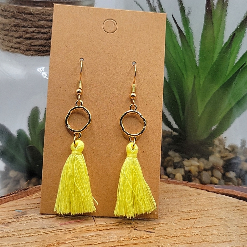 2/$12 tassle earrings